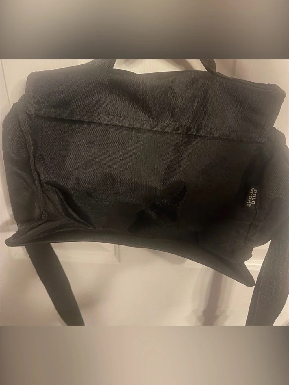 Polo Sport Messenger Bag Black